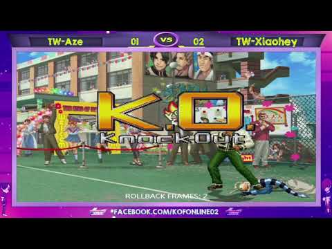 Aze (阿泽) Vs TW-Xiaohey FT10 KOF 2002 UM - Uma batalha Extraordinadia