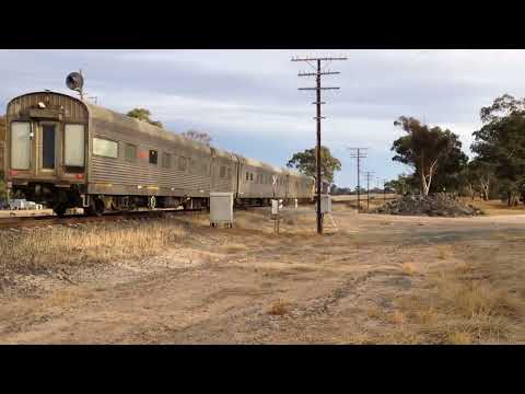 AK cars approaching Dimboola with 8143.