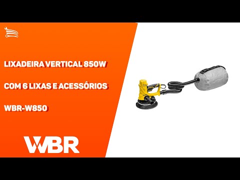 Lixadeira Vertical 850w  com 6 Lixas e Acessórios - Video