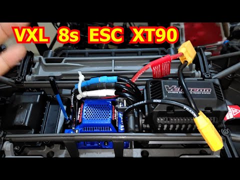 Traxxas X-Maxx VXL 8S ESC Power Connector Replacement with XT90