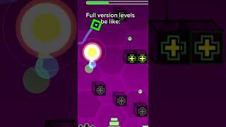Full version levels be like #shorts #geometrydash #blastprocessing #acheron #demonlevel