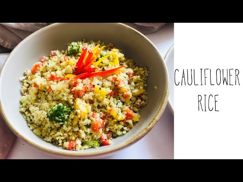 Cauliflower Rice | Low carbs meal | How to make cauliflower rice | Recipe by Shuchi Narula