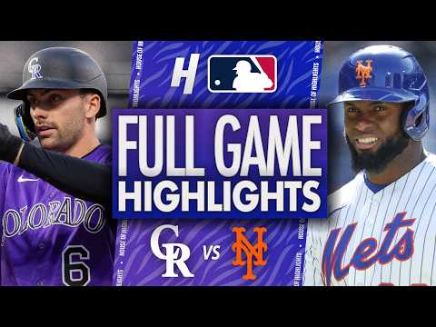 뉴욕메츠 VS 콜로라도 0:3 2번째 경기 MLB 스포츠하이라이트