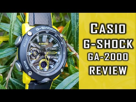 Still nice Casio G-Shock GA-2000 1A9ER watch review #casio #casiowatch #watchreview #gedmislaguna