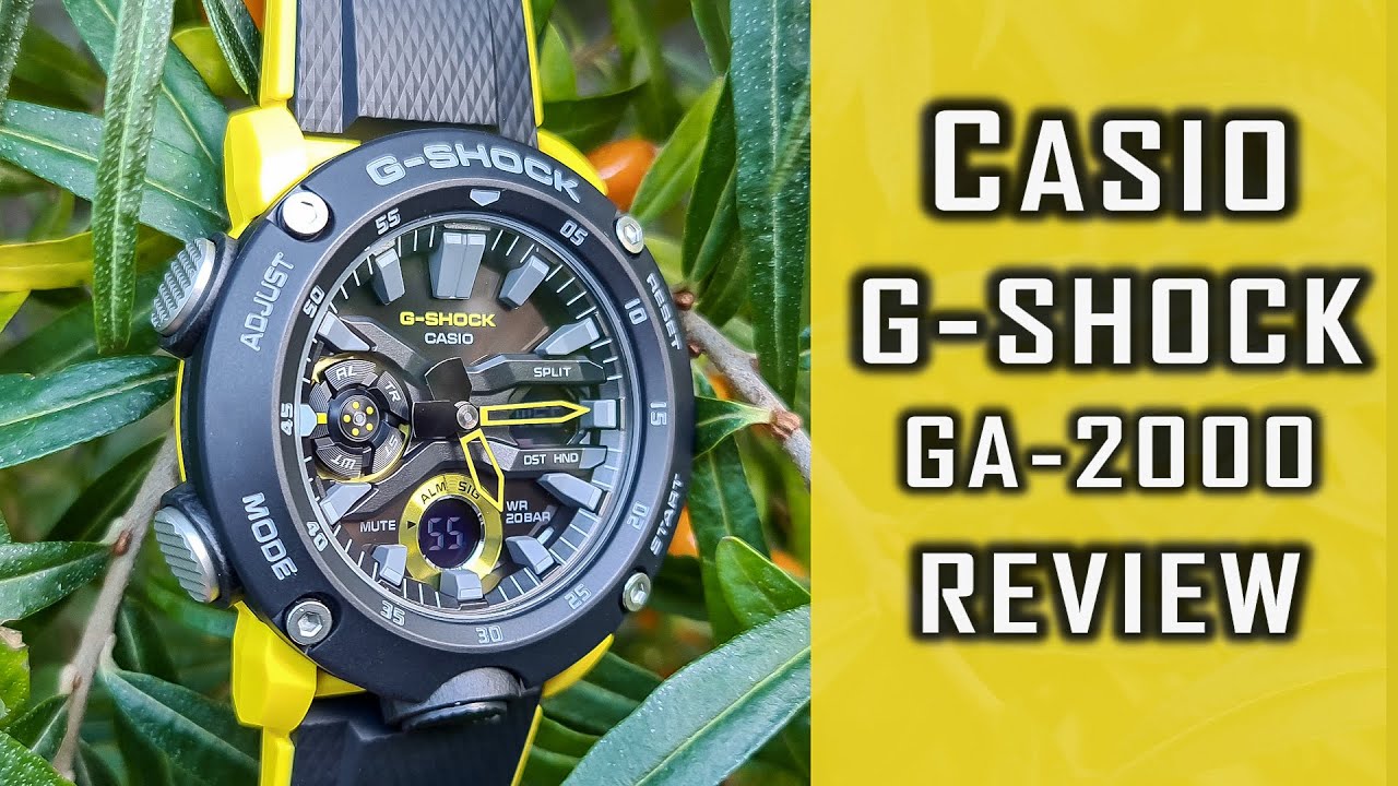 Still nice Casio G-Shock GA-2000 1A9ER watch review #casio #casiowatch #watchreview #gedmislaguna