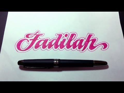 Drawing Names - Fadilah