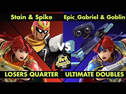 SSBU -4o4 Smash Night 16 - Stain (Falcon) & Spike (Roy) vs Epic_Gabriel (R.O.B) & Goblin (Roy) - LQF