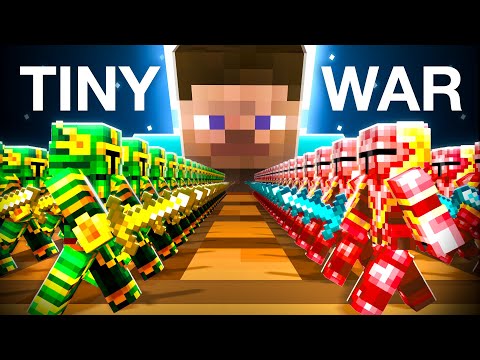 I Made 300 TINY Players Simulate Civilization in Minecraft
