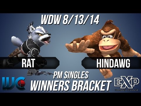 WDW 8/13/14 - Rat (Wolf) vs. Hindawg (DK/Falco) PM Singles Bracket