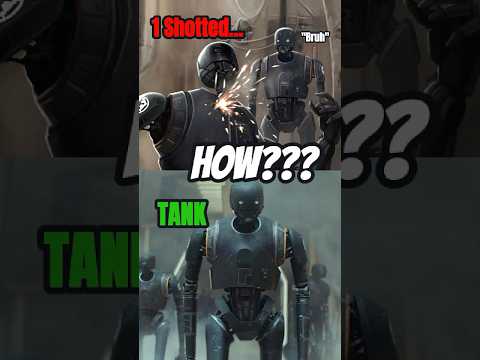 Why Are Security Droids in Andor Absolute Tanks? #starwars #andor #andorseason2 #k2so #didyouknow