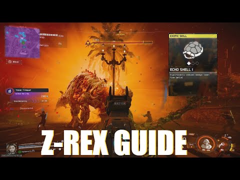 ENDGAME Z REX BOSS FIGHT GUIDE | UNLOCK EXOTIC ABILITIES! (CHECK PINNED COMMENT)