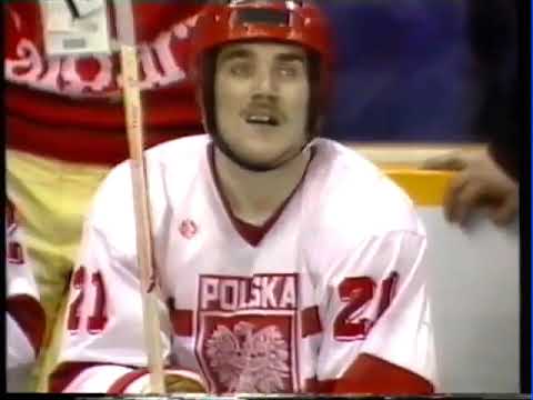 OG 1988 Calgary Icehockey Finland vs Poland