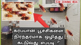 கரப்பான் பூச்சி ஜென்மத்திற்க்கும் வீட்டிற்க்குள் நுழையாது how to get rid of cockroaches in tamil