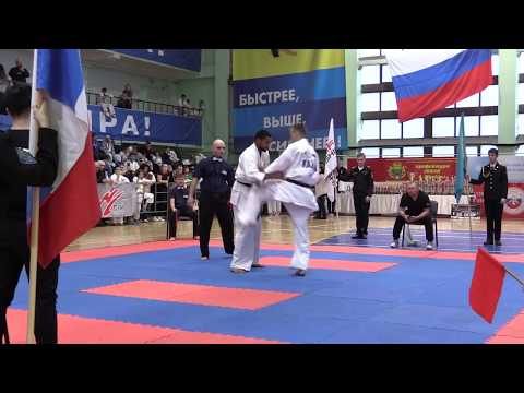 Поединок Жан Поль Жакот (Франция) - Никита Гарас (Казахстан) #КиокушинПрофи_Кубок2020