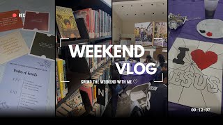 WKND DIARIES ᥫ᭡ | Women's conference, Praise N Paint & more!