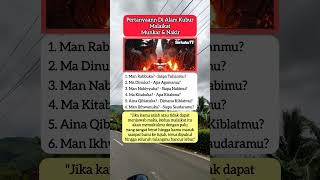 Download lagu Pertanyaan Munkar Dan Nakir Di Alam Kubur #shorts #islam #alamkubur mp3