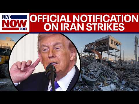 BREAKING: Trump sends Congress official notification on Iran strikes