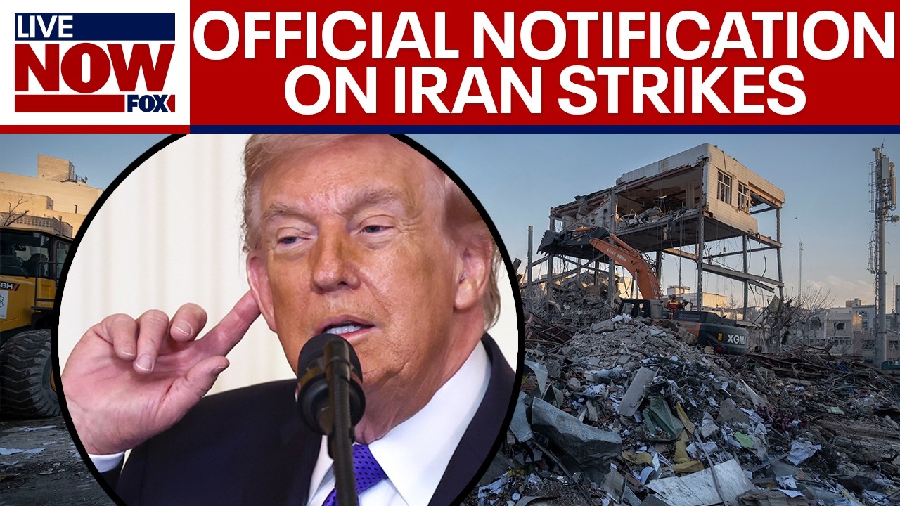 BREAKING: Trump sends Congress official notification on Iran strikes