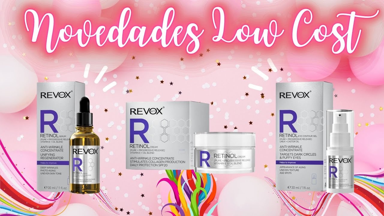 NUEVA LÍNEA CON RETINOL ANTIEDAD DE REVOX - ¿MERECE LA PENA