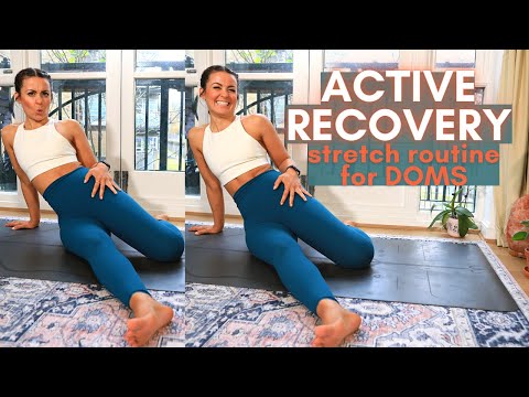 ACTIVE RECOVERY STRETCH FOR DOMS 🍑 DELAYED ONSET MUSCLE SORENESS 🙏 Yoga for doms WELL WITH HELS