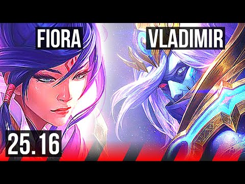 FIORA vs VLADIMIR (TOP) | KR Master | 25.16