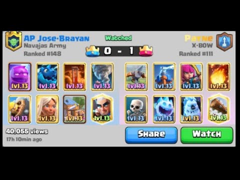 x bow 2.9 vs elixir golem deck