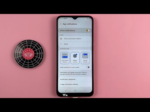 Install app notifications on Samsung A03 Android 13