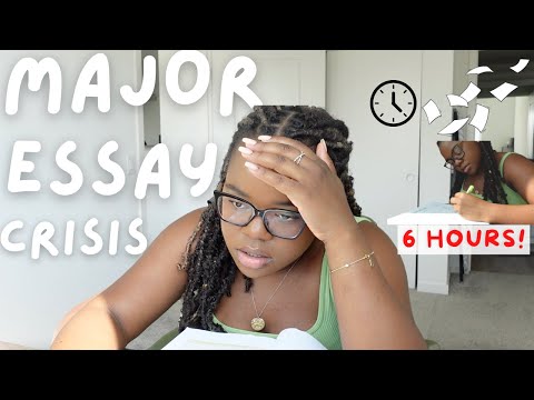 writing 2,300 words in 6 HOURS | PhD STRESS | my first paper due