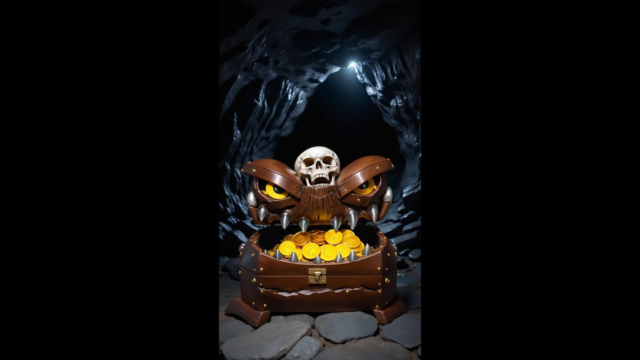 Making a mimic in a cave with Stable Diffusion  and Krita