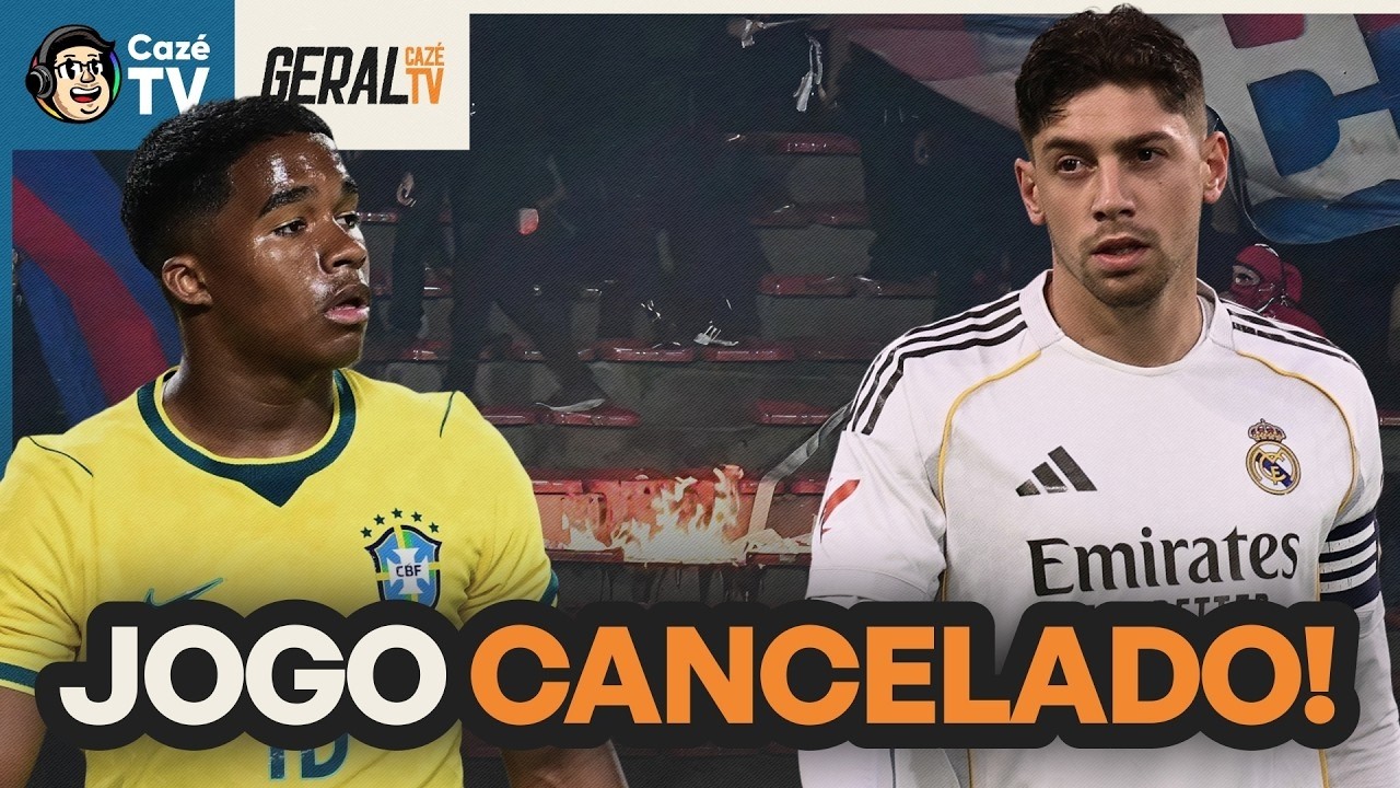 JOGO DO FLAMENGO É CANCELADO! VALVERDE E TCHOUAMENI BRIGAM NO CT! ENDRICK NA COPA? | GERAL CAZÉTV