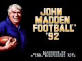 John Madden Football 92 Mega Drive Title Music
