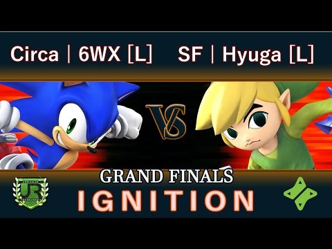 Ignition #38  GRAND FINALS - Circa | 6WX [L] (Sonic) vs SF | Hyuga [W] (Toon Link)