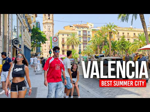 VALENCIA, Spain 🇪🇸 Sunny Day ☀️ 4K Walking Tour