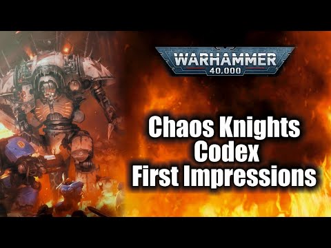 *NEW* Chaos Knights 9th Edition Codex - First Impressions