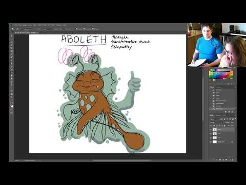 Anna Draws It Episode 1 - Aboleth, Behir, and Cloaker