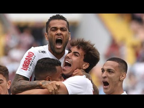 Oeste 0x4 são Paulo melhores momentos em imagens (HD) show de pato e Daniel Alves!!!