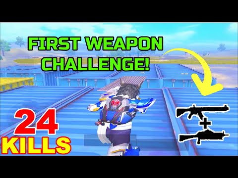 FIRST WEAPON ONLY CHALLENGE | PUBG MOBILE