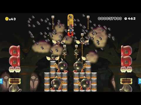 ドキドキ城15 Throb castle15 by ゆいと♪Z♪ - Super Mario Maker - No Commentary 1bl