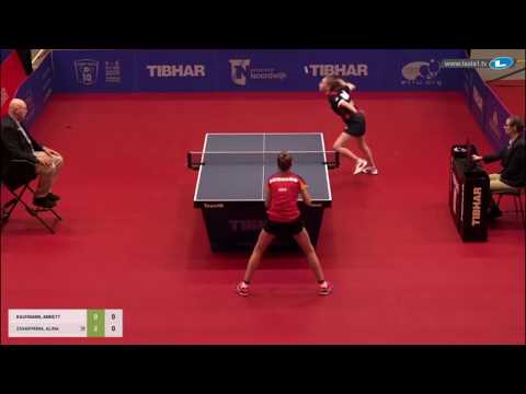 Annett Kaufmann (GER) vs Alina Zavarykina (RUS) | CGS Rd 7 | 2019 Europe Youth Top 10