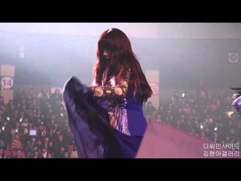 [FANCAM] 130202 4Minute Mirror Mirror -  hyuna (현아) @ United Cube Concert