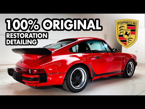 911 Porsche 930 Turbo COMPLETELY ORIGINAL gets a DEEP detailing