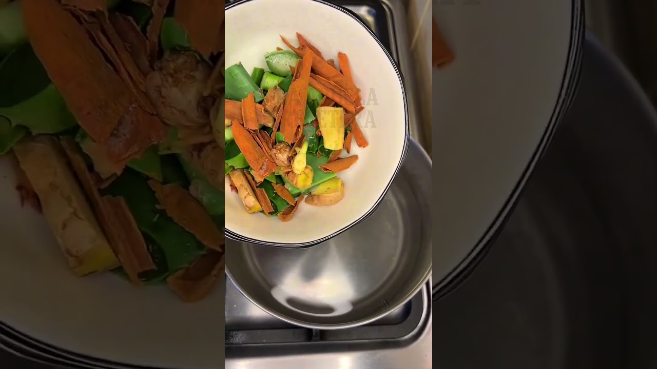 a mixture of prickly pear cactus, ginger, aloe vera, and cinnamon