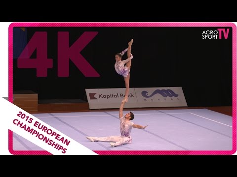 Velikova, Zhekow - Bulgaria - Mixed pair - Senior balance final - European Championship 2015