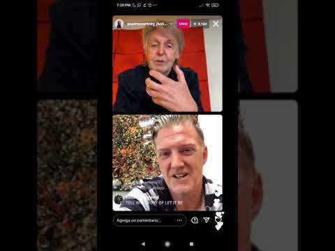 Paul McCartney ft. Josh Homme [InstaLIVE] April 16, 2021