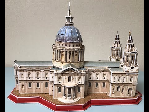 3D пазлы. Самий большой замок из 3D пазлов который мы собирали