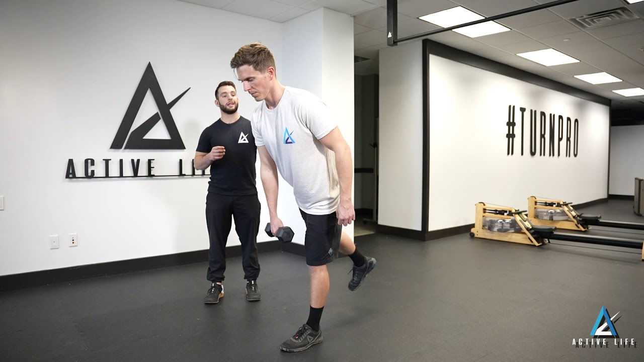 Dumbbell Single Leg RDL - YouTube