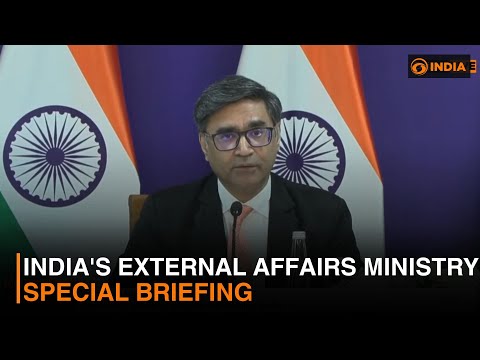 India's External Affairs Ministry special briefing