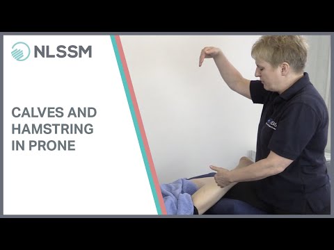 Prone Calves & Hamstring | Introduction to Massage| Remedial Soft Tissue Therapy | Beginners Massage