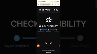 How To Check Your Paws Airdrop Eligibility