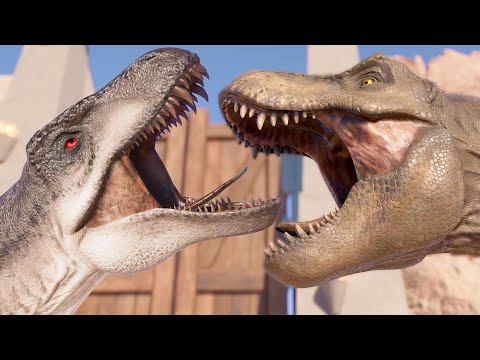 Acrocanthosaurus vs ALL Large & Medium Carnivores & Herbivores – San Diego Map | JWE 2